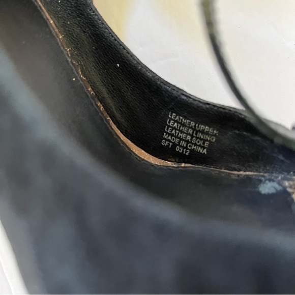 Brian Atwood Campisa black suede and bronze snakeskin embossed stiletto heels - Picture 9 of 11